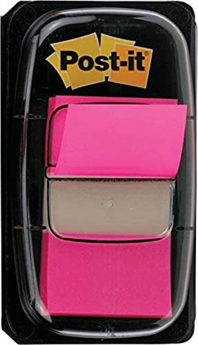 Post-it I680-21 Index 12 Spender à 50 Haftstreifen (25,4 x 43,2 mm) pink von Post-it