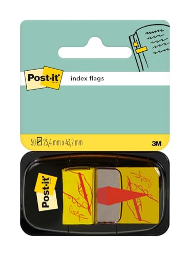 Post-it Index Haftstreifen, Standard, HIER UNTERSCHREIBEN Symbol, Gelb, 50 Haftstreifen 25.4 mm x 43.2 mm - Markierungsstreifen für Dokumente und Notizen Post-it Index Haftstreifen, Standard, HIER UNTERSCHREIBEN Symbol, Gelb, 50 Haftstreifen 25.4 mm x 43.2 mm - Markierungsstreifen für Dokumente und Notizen von Post-it