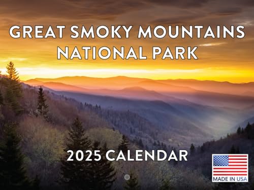 Great Smoky Mountains National Park Kalender 2024 Wandkalender von Poster Foundry