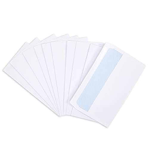 Postmaster DL Briefumschläge, selbstklebend, 110 x 220 mm, 80 g/m², Weiß, 400 Stück von Postmaster