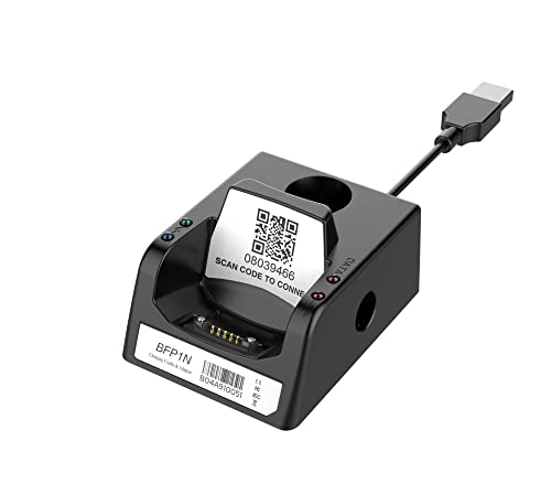 Posunitech 1D 2D QR Bluetooth & kabelloser Barcode-Scanner mit Ladestation Kabelloser Barcode-Scanner Bluetooth-kompatibler Kleiner Taschen-Barcode-Scanner Lagerabholung Barcode-Leser von Posunitech
