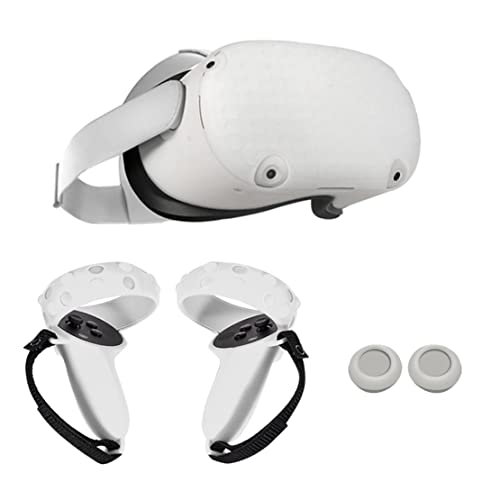 Potadak Neue Schutz HüLle für Quest 2 VR Touch Kontrolleur Handle Grip Case Silikon Vollschutz D von Potadak