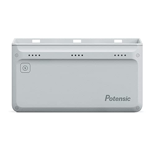 Potensic Schnelle Ladestation für ATOM 3-Achsen-Gimbal, ATOM SE, ATOM LT Drohnenbatterie, Gleichzeitig Aufladen von bis zu 3 Akkus in 1,5 Stunden, Akkustand Prüfen und andere USB-Geräte Laden von Potensic
