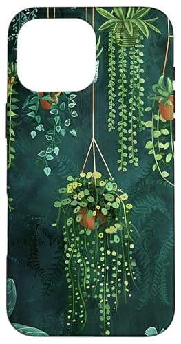 Ästhetisches Musterdesign für Pflanzen und Töpfe Hülle für iPhone 16 Pro Max Ästhetisches Musterdesign für Pflanzen und Töpfe Hülle für iPhone 16 Pro Max von Potted Plants Succulents Monstera Accessories