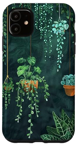 Grünpflanzen Blumen Blumendruck Hülle für iPhone 11 Grünpflanzen Blumen Blumendruck Hülle für iPhone 11 von Potted Plants Succulents Monstera Accessories