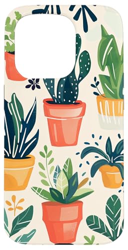 Kaktuspflanzen ästhetisch Hülle für iPhone 15 Pro Kaktuspflanzen ästhetisch Hülle für iPhone 15 Pro von Potted Plants Succulents Monstera Accessories