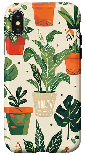 Kaktuspflanzen ästhetisch Hülle für iPhone X/XS Kaktuspflanzen ästhetisch Hülle für iPhone X/XS von Potted Plants Succulents Monstera Accessories