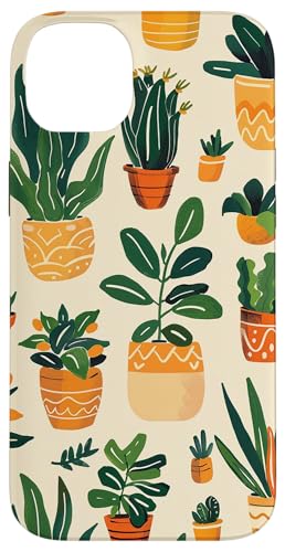 Sukkulenten Kaktus Topfpflanzen Hülle für iPhone 14 Plus Sukkulenten Kaktus Topfpflanzen Hülle für iPhone 14 Plus von Potted Plants Succulents Monstera Accessories