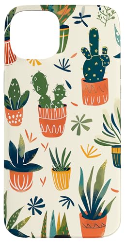 Sukkulenten Kaktus Topfpflanzen Hülle für iPhone 15 Plus Sukkulenten Kaktus Topfpflanzen Hülle für iPhone 15 Plus von Potted Plants Succulents Monstera Accessories