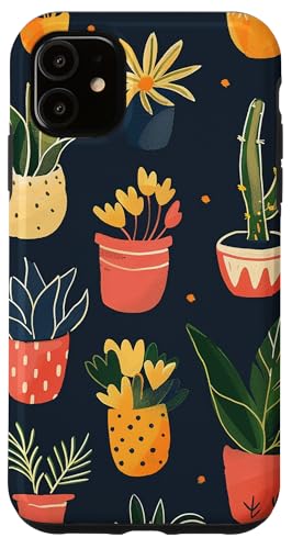 Topfpflanzen Floral Hülle für iPhone 11 Topfpflanzen Floral Hülle für iPhone 11 von Potted Plants Succulents Monstera Accessories