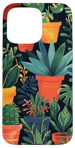Topfpflanzen Floral Hülle für iPhone 15 Pro Max von Potted Plants Succulents Monstera Accessories