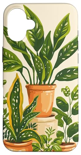 Topfpflanzen Floral Hülle für iPhone 16 Plus Topfpflanzen Floral Hülle für iPhone 16 Plus von Potted Plants Succulents Monstera Accessories
