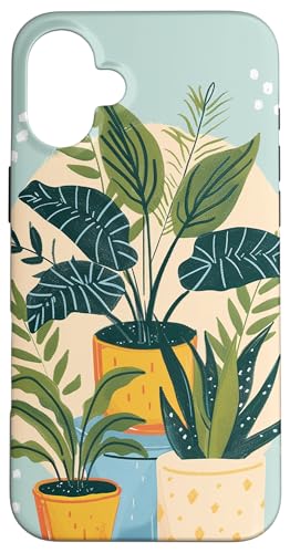 Topfpflanzen Floral Hülle für iPhone 16 Plus Topfpflanzen Floral Hülle für iPhone 16 Plus von Potted Plants Succulents Monstera Accessories
