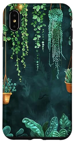 Topfpflanzen hängen auf salbeigrünem Hintergrund Hülle für iPhone XS Max Topfpflanzen hängen auf salbeigrünem Hintergrund Hülle für iPhone XS Max von Potted Plants Succulents Monstera Accessories