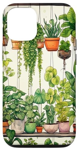 Vintage Salbeigrün Blumenmuster Hülle für iPhone 12/12 Pro Vintage Salbeigrün Blumenmuster Hülle für iPhone 12/12 Pro von Potted Plants Succulents Monstera Accessories