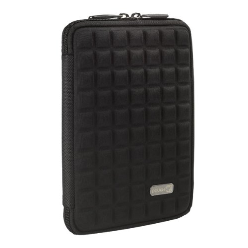 Pouch TSS7BL mit Aufstellfunktion und Zubehörfach für Tablet und Apple iPad mini bis 20,1 cm (7 Zoll) schwarz von Pouch