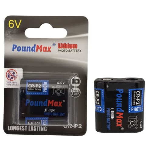 CRP2 6V Lithium Batterien, CR-P2, CR-P2L_1BP Fotobatterie mit Langer Haltbarkeit Unempfindlich gegen Extremtemperaturen Ideal für Kameras, LED-Taschenlampen und vieles mehr, Photobatterie CRP2 6V Lithium Batterien, CR-P2, CR-P2L_1BP Fotobatterie mit Langer Haltbarkeit Unempfindlich gegen Extremtemperaturen Ideal für Kameras, LED-Taschenlampen und vieles mehr, Photobatterie von PoundMax