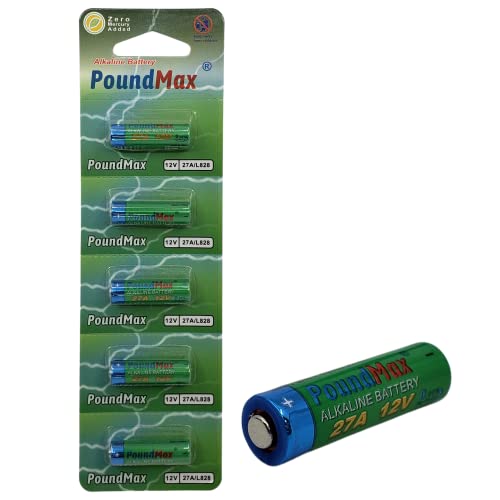 PoundMax Alkaline 27A/L828, 12V, 5er-Pack PoundMax Alkaline 27A/L828, 12V, 5er-Pack von PoundMax