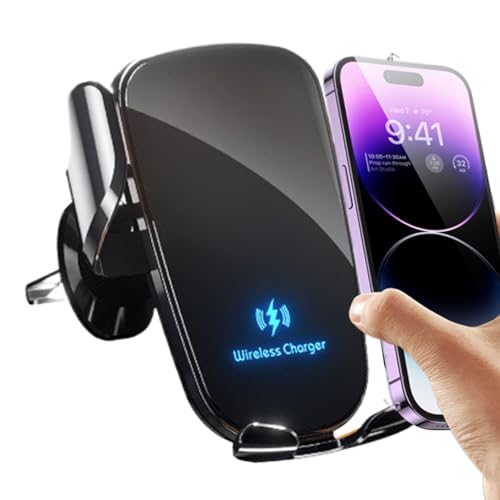 Auto Handyhalter Ladegerät,Smartphone-Halterung fürs Auto mit Ladefunktion - Schnellladefunktion Für Lüftungsgitter Mit 360° Verstellbarem Ständer, Rutschfester Smartphonehalter Universell Auto Handyhalter Ladegerät,Smartphone-Halterung fürs Auto mit Ladefunktion - Schnellladefunktion Für Lüftungsgitter Mit 360° Verstellbarem Ständer, Rutschfester Smartphonehalter Universell von Poupangke