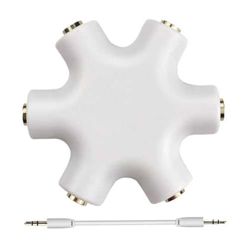 Poupangke Audio-Splitter Für Kopfhörer - Headset-Adapter | 3,5 mm Stereo-Splitter Für Smartphone PC Tablet Gemeinsames Zuhören Für Damen & Herren von Poupangke