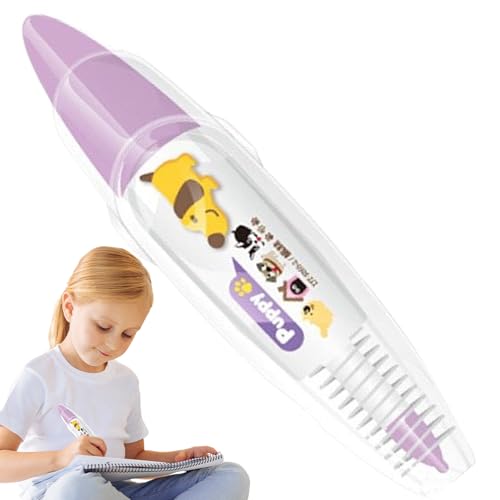 Poupangke Nette Tierstifte, Roller Tape Pen - Korrekturbandstift - Rolltip-Design, Cartoon-Muster-Grenze, Zeichnungsnotiz Nehmen Sie Vorräte für Kinder, Erwachsene Poupangke Nette Tierstifte, Roller Tape Pen - Korrekturbandstift - Rolltip-Design, Cartoon-Muster-Grenze, Zeichnungsnotiz Nehmen Sie Vorräte für Kinder, Erwachsene von Poupangke