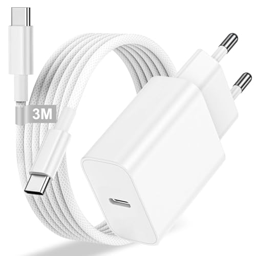 25W USB C Ladegerät für iPhone 16/16 Pro/16 Pro Max/16 Plus/15/15 Pro/15 Pro Max/15 Plus/iPad/iPad Air, Ladegerät USB C schnellladegerät Netzteil Stecker USBC Power Adapter mit Ladekabel USBC 3M 25W USB C Ladegerät für iPhone 16/16 Pro/16 Pro Max/16 Plus/15/15 Pro/15 Pro Max/15 Plus/iPad/iPad Air, Ladegerät USB C schnellladegerät Netzteil Stecker USBC Power Adapter mit Ladekabel USBC 3M von Poutek