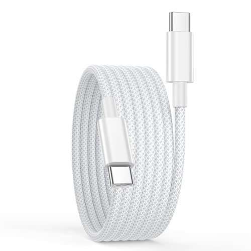 USB C auf USB C Kabel 3M, 60W iPhone 15 16 Ladekabel USB C Schnellladekabel for iPhone 16/15/15 Pro Max/15 Plus,Macbook,iPad, Schnellladekabel USB C Ladekabel 3M Lang Kabel USB C auf USB C Ladekabel von Poutek