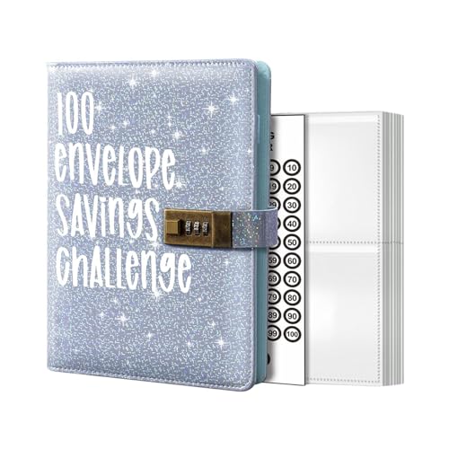 100 Envelope Saving Challenge Geld Sparen Challenge Spar Challenge Für Budgetplaner A6 Sparchallenge Budgetordner Budget Planner Sparen Mit Umschlagmethode Budget Binder Tragbares Budgetplanerbuch von Povanjer