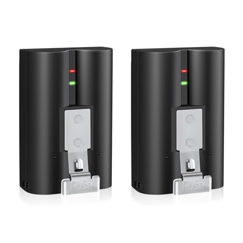 PoweLyt 2 Packungen für Ring Akku 6040mAh Ersatz Video Türklingel Akku Kompatibel mit Video Doorbell 2/3/4/3 Plus,Stick Up Cam/Solar(All gens),Peephole Cam,Floodlight Wired von PoweLyt