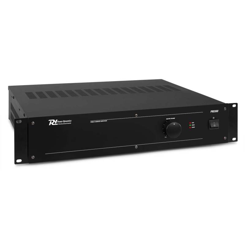 Power Dynamics PRS360 PRM-Series 100V, 360W, 8 Ohm, 19-inch Slave Amplifier von Power Dynamics
