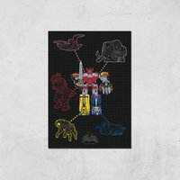 Power Rangers Megazord Giclee Print Giclee Art Print - A2 - Print Only von Power Rangers