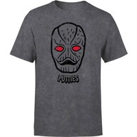 Power Rangers Putty Face Men's T-Shirt - Schwarz Acid Wash - M von Power Rangers