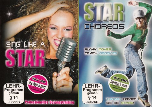 Das Casting Paket ! Sing Like A Star / Star Choreos - 2 DVDs von Power Station