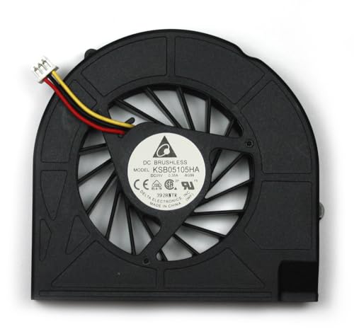 Power4Laptops Ersatz Notebook Lüfter mit nur 3 Befestigungsschrauben Für AMD-Prozessoren kompatibel mit Compaq Presario CQ50-114BR von Power4Laptops
