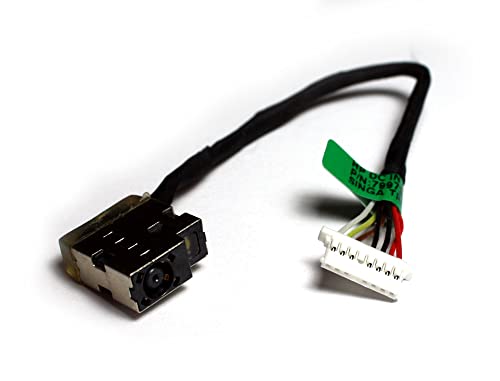 Power4Laptops Lange Kabelversion (Bitte überprüfen Sie die Abbildung) Ersatz Netzteilbuchse Strombuchse mit Kabel kompatibel mit HP Home 15-ac628TU von Power4Laptops