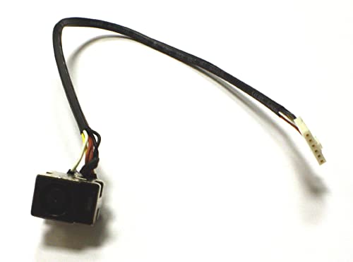Power4Laptops Version 2 (Bitte überprüfen Sie das Bild) Ersatz Netzteilbuchse Strombuchse mit Kabel kompatibel mit Compaq Presario CQ71-405SO von Power4Laptops