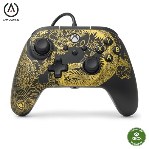 PowerA Advantage Wired Controller für Xbox Series X|S und Windows 10/11 - Dragon & Phoenix, Gamepad, Schnurgebundener Videogamecontroller, Gaming Controller, USB-C PowerA Advantage Wired Controller für Xbox Series X|S und Windows 10/11 - Dragon & Phoenix, Gamepad, Schnurgebundener Videogamecontroller, Gaming Controller, USB-C von PowerA