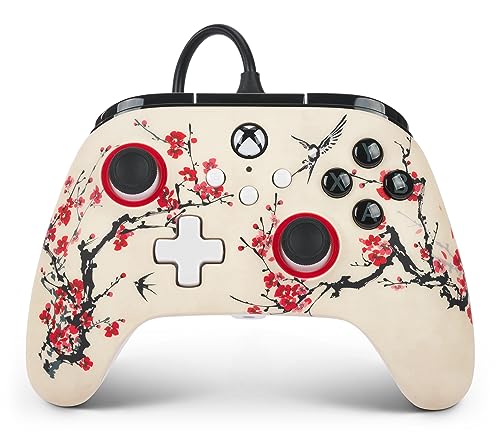 PowerA Advantage Wired Controller für Xbox Series X|S und Windows 10/11 - Krieger-Nirwana, Gamepad, Schnurgebundener Videogamecontroller, Gaming Controller, USB-C, Geeignet für Xbox One, Offiziell lizensiert PowerA Advantage Wired Controller für Xbox Series X|S und Windows 10/11 - Krieger-Nirwana, Gamepad, Schnurgebundener Videogamecontroller, Gaming Controller, USB-C, Geeignet für Xbox One, Offiziell lizensiert von PowerA