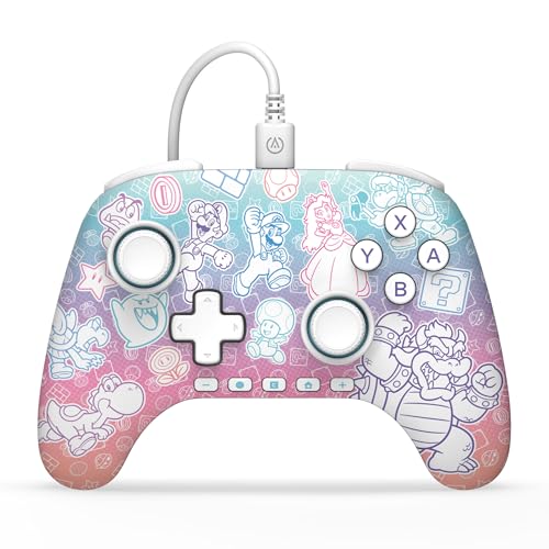 Kabelgebundener PowerA Advantage-Controller für Nintendo Switch 2 - Mushroom Kingdom, offiziell lizenziert, Halleffekte, zuweisbare Tasten, Pro-Controller, C-Taste, integrierte Audiosteuerung Kabelgebundener PowerA Advantage-Controller für Nintendo Switch 2 - Mushroom Kingdom, offiziell lizenziert, Halleffekte, zuweisbare Tasten, Pro-Controller, C-Taste, integrierte Audiosteuerung von PowerA