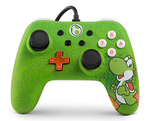 Kabelgebundener PowerA-Controller für Nintendo Switch - Yoshi, Gamepad, Spiele-Controller, kabelgebundener Controller, Offiziell Lizenziert von PowerA