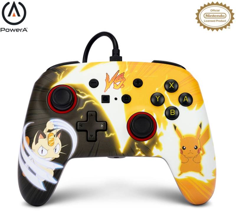 Pikachu vs Meowth Controller für Nintendo Switch von PowerA