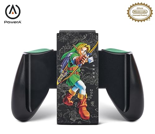 PowerA Joy-Con-Komfortgriff für Nintendo Switch - Hyrule-Scharfschütze, Spiele-Controller, Gamepad, Nintendo Switch Lite, Offiziell Lizenziert von PowerA