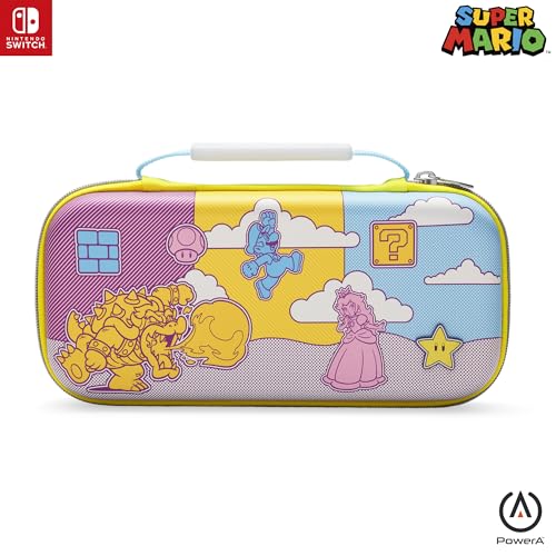 PowerA Schutzetui Nintendo Switch - OLED-Modell Switch oder Nintendo Switch Lite - Mushroom Kingdom Pop Art, Schutzetui, Gaming-Etui, Konsolentasche, Zubehör, Aufbewahrung, offiziell lizenziert PowerA Schutzetui Nintendo Switch - OLED-Modell Switch oder Nintendo Switch Lite - Mushroom Kingdom Pop Art, Schutzetui, Gaming-Etui, Konsolentasche, Zubehör, Aufbewahrung, offiziell lizenziert von PowerA