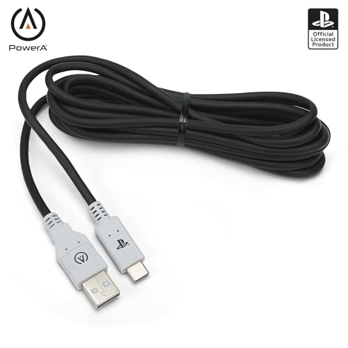 PowerA USB-C-Kabel für PlayStation 5, Kabel, USB-C, PS5, offiziell lizenziert von PowerA