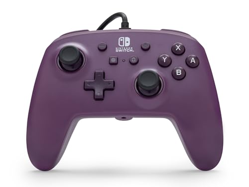 PowerA Verbesserter kabelgebundener Controller für Nintendo Switch - Galaxieviolett, Gamepad, Game-Controller, kabelgebundener Controller, offiziell lizenziert PowerA Verbesserter kabelgebundener Controller für Nintendo Switch - Galaxieviolett, Gamepad, Game-Controller, kabelgebundener Controller, offiziell lizenziert von PowerA