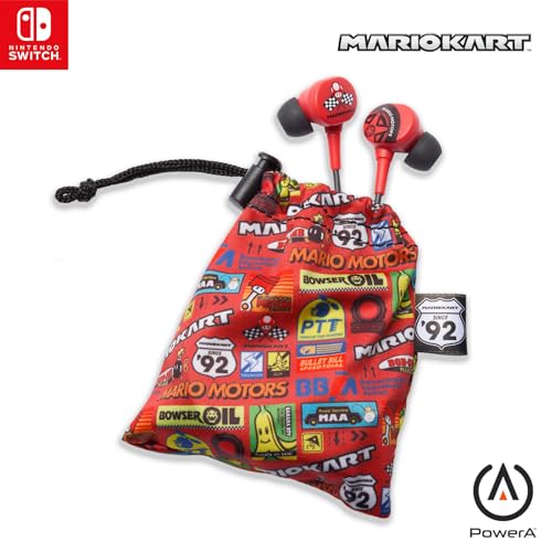 PowerA Wired Earbuds for Nintendo Switch - Mario Kart Motors PowerA Wired Earbuds for Nintendo Switch - Mario Kart Motors von PowerA