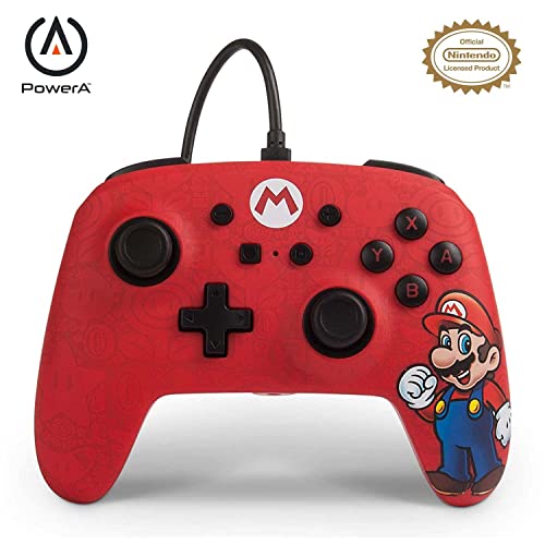 Verbesserter kabelgebundener PowerA-Controller für Nintendo Switch – Mario von PowerA