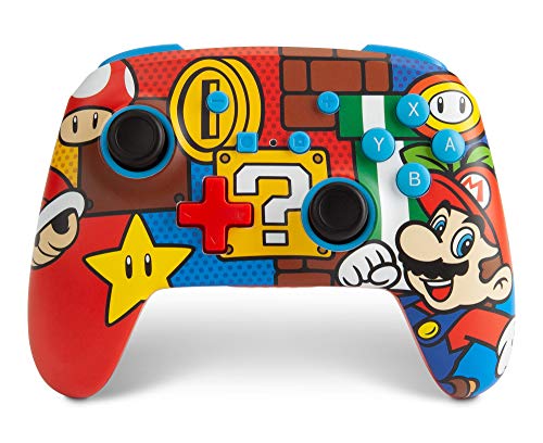 Verbesserter kabelloser Controller für Nintendo Switch - Mario Pop (Amazon Exclusive) von PowerA