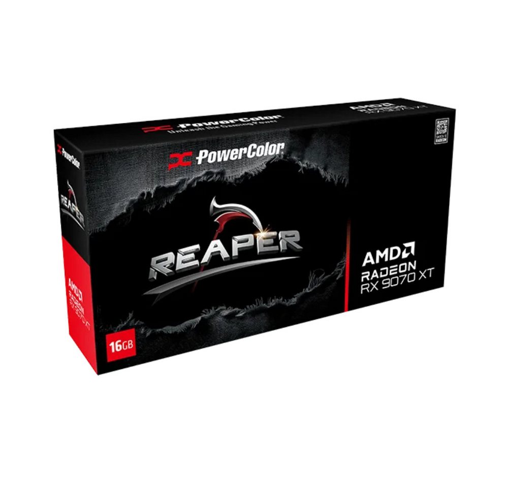 PowerColor AMD Radeon RX 9070 XT Reaper 16GB GDDR6 Grafikkarte (16 GB) von PowerColor