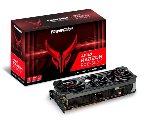 PowerColor Vaizdo plokštÄ Radeon RX 6950 XT Raudona Devil 16GB GDDR6 256bit von PowerColor